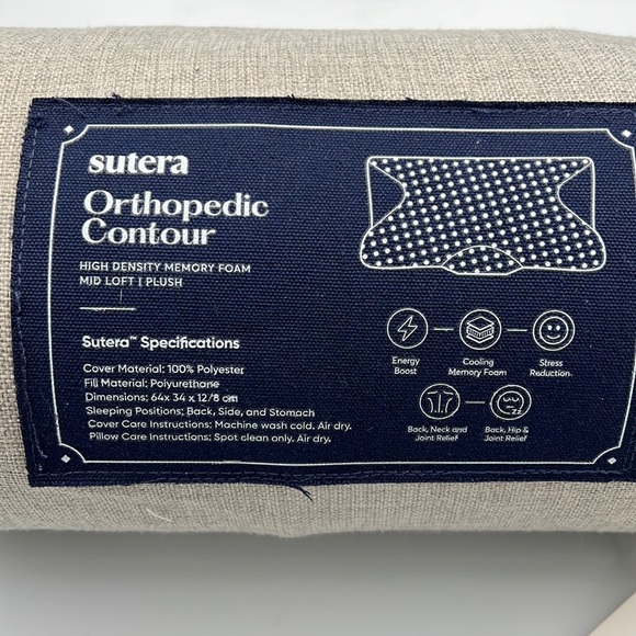 Sutera Bedding Nwt Sutera Orthopedic Contour Pillow Poshmark